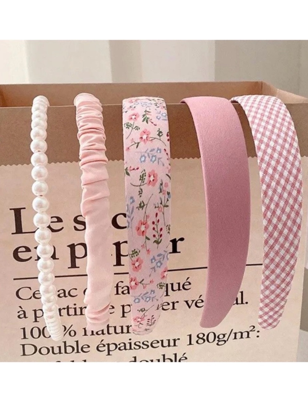 $5  Pink Headband Set $5 WHEN BUNDLED WITH 3 OR MORE ITEMS